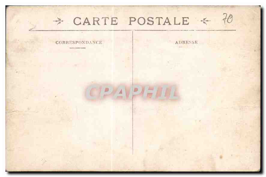 CARTE PHOTO Femmes Hommes Chien — Verso