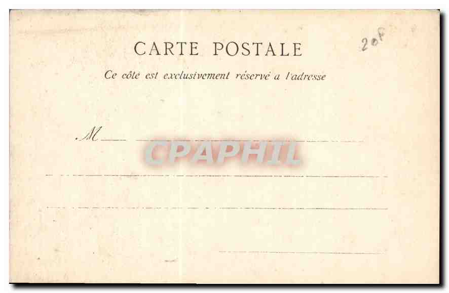 CPA Lourdes Historique des Apparitions de la Vierge  — Verso