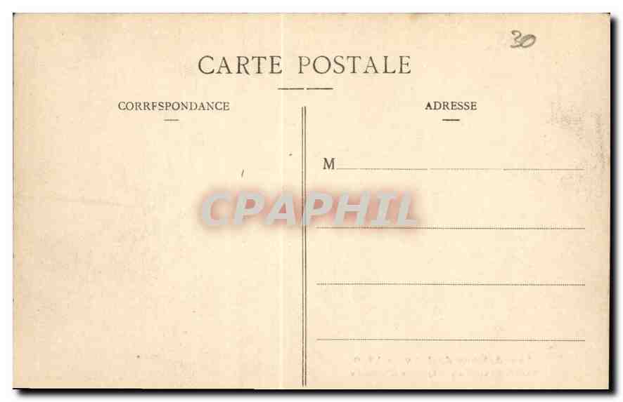 CPA Inondations de Janvier 1910 Courbevoie  — Rückseite