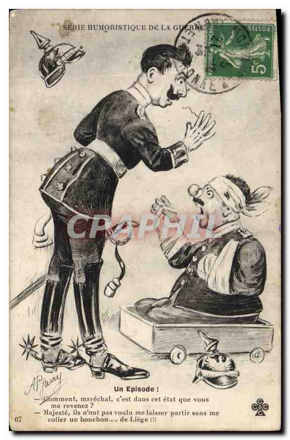 Caricature de maréchal — Série Humoristique de la Guerre — A. Panny — n°07