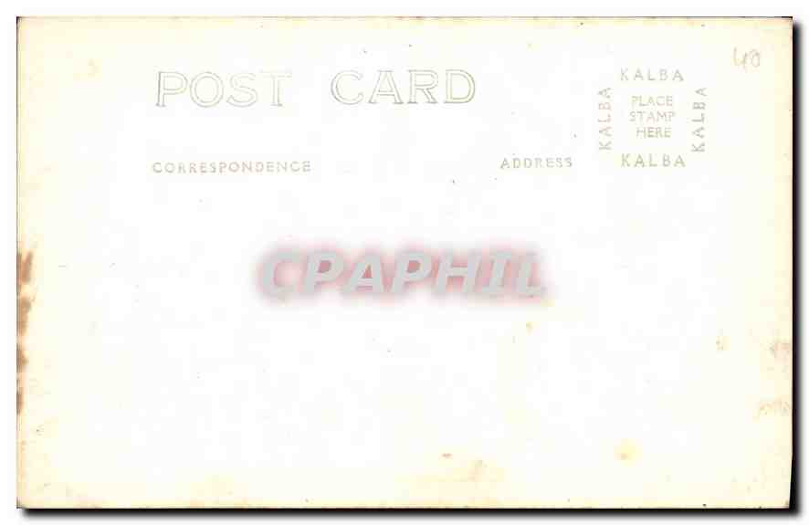 CARTE PHOTO Famille — Verso
