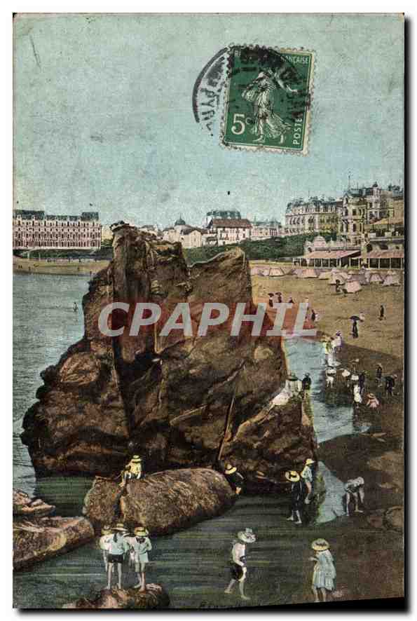 CPA Biarritz Grande plage