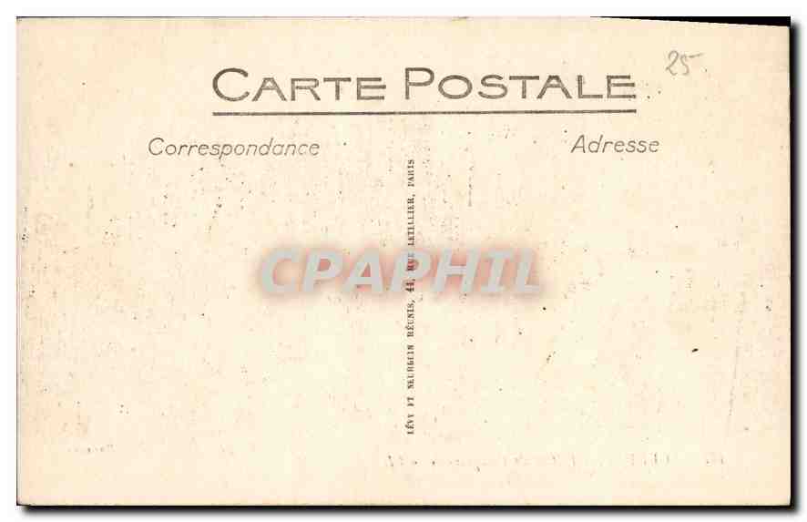 CPA Lourdes Entree de l'Esplanade  — Verso