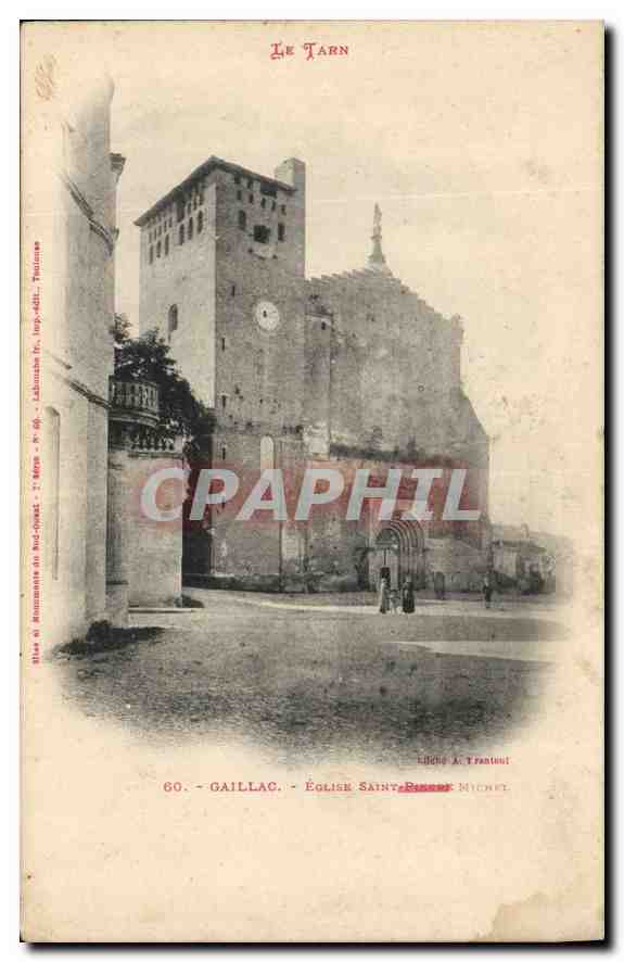 CPA Gaillac Eglise Saint Michel 