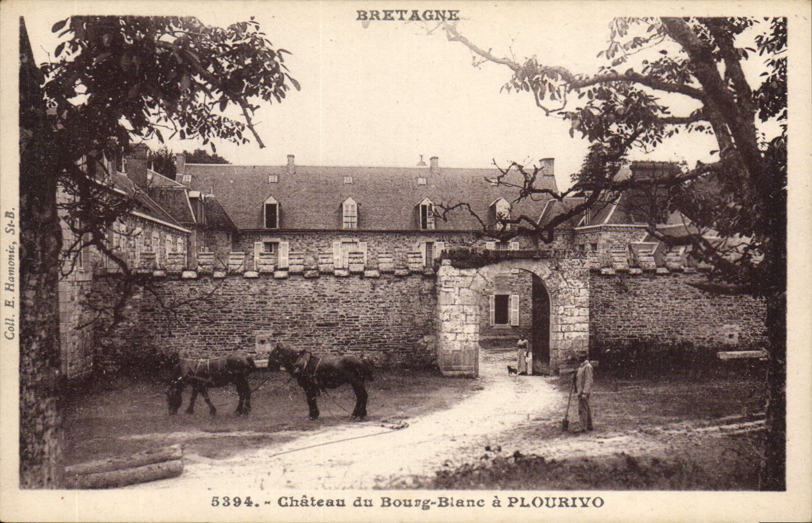 CPA Chateau du Bourg Blanc a Plourivo 