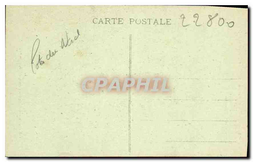 CPA Touselle du Chateau de Beaumanoir  — Rückseite