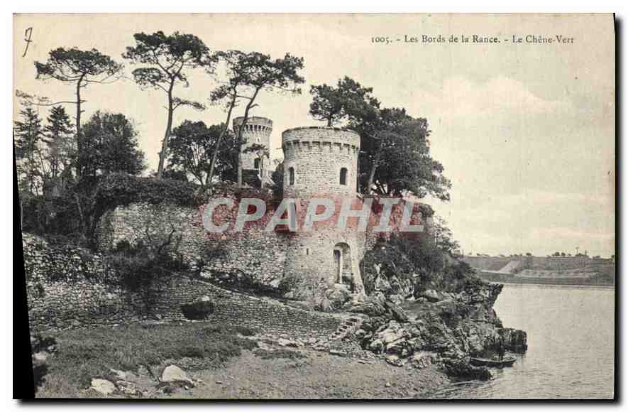 CPA Les Bords de la Rance Le Chene Vert 