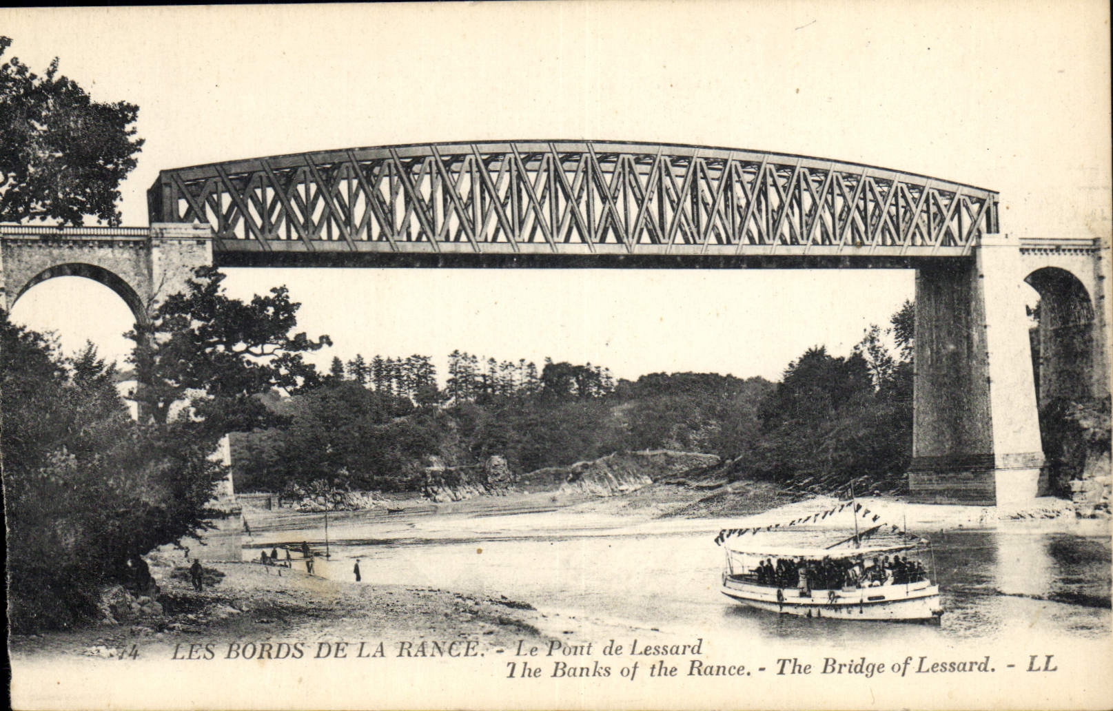 CPA Les Bords de la Rance La Pont de Lessard 