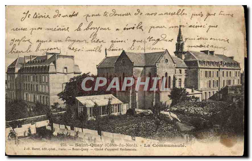 CPA Saint Quay Cotes du Nord La Communaute 