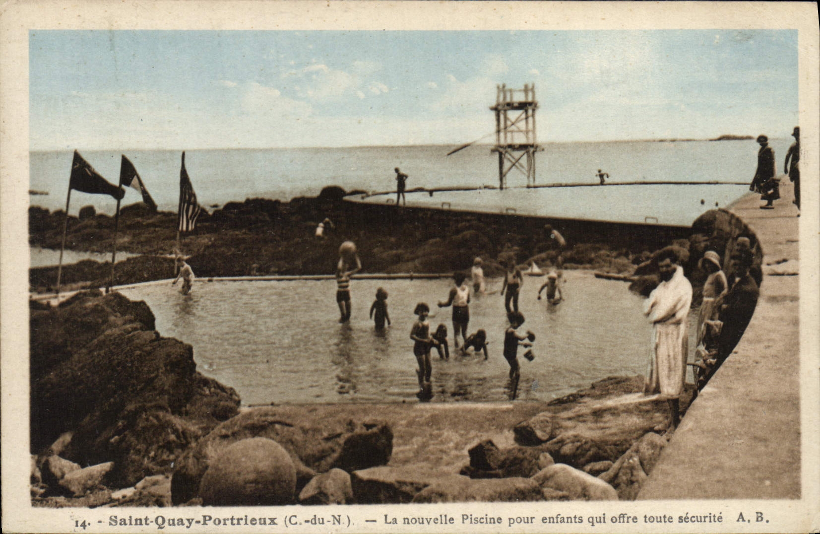 Saint-Quay-Portrieux (C.-du-N.) — La nouvelle Piscine pour enfants qui offre toute sécurité — A. B.