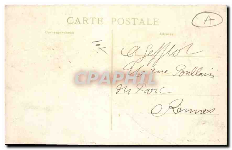 CPA Saint Quay Un coin de la Plage a l'heure du Bain  — Rückseite
