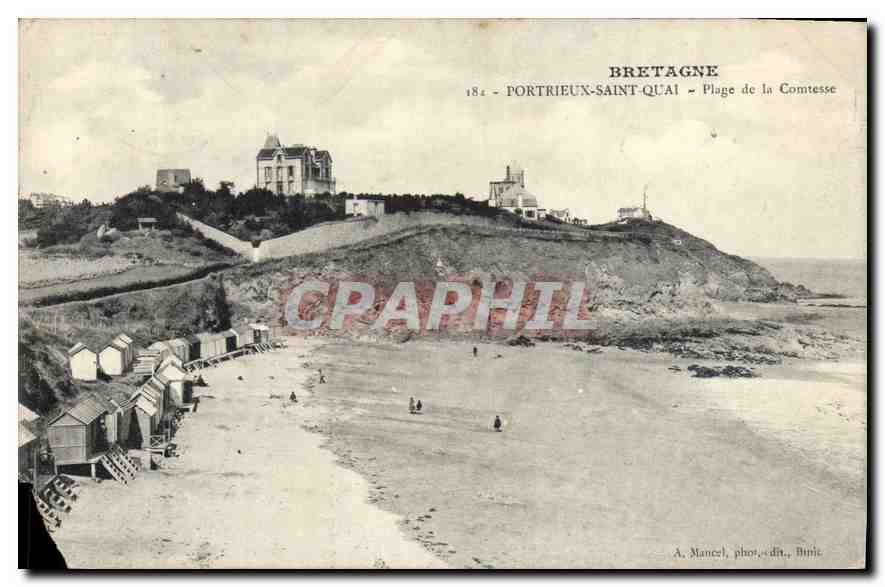 CPA Bretagne Portrieux Saint Quai Plage de la Comtesse 