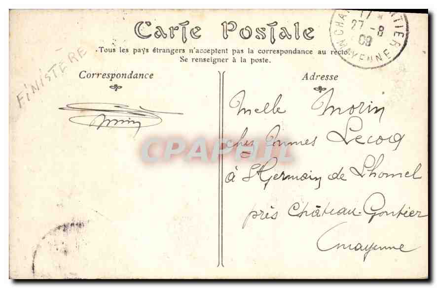 CPA Saint Pol De Leon Cloche miraculeuse de Saint Pol  — Rückseite