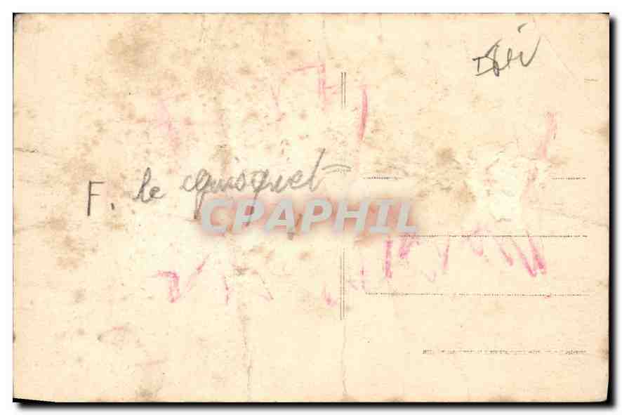 CPA St Sulpice la Foret Rue Principale et Cabine Telephonique  — Verso