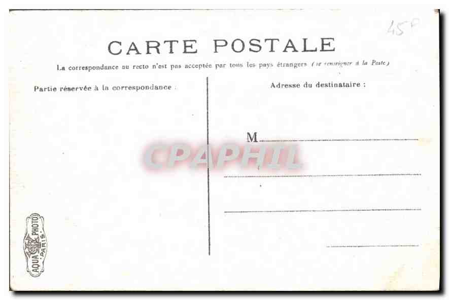 Bordeaux — Vue Générale de la Gade — L.V. éditeur — Verso