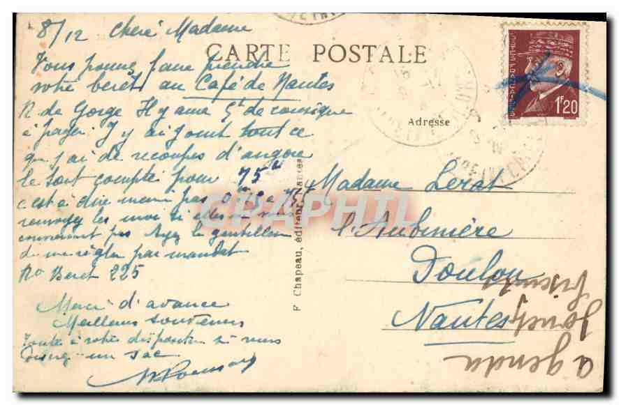 CPA Clisson Loire Inf Environs La Sevre au M Julin Neuf en Amont  — Rückseite