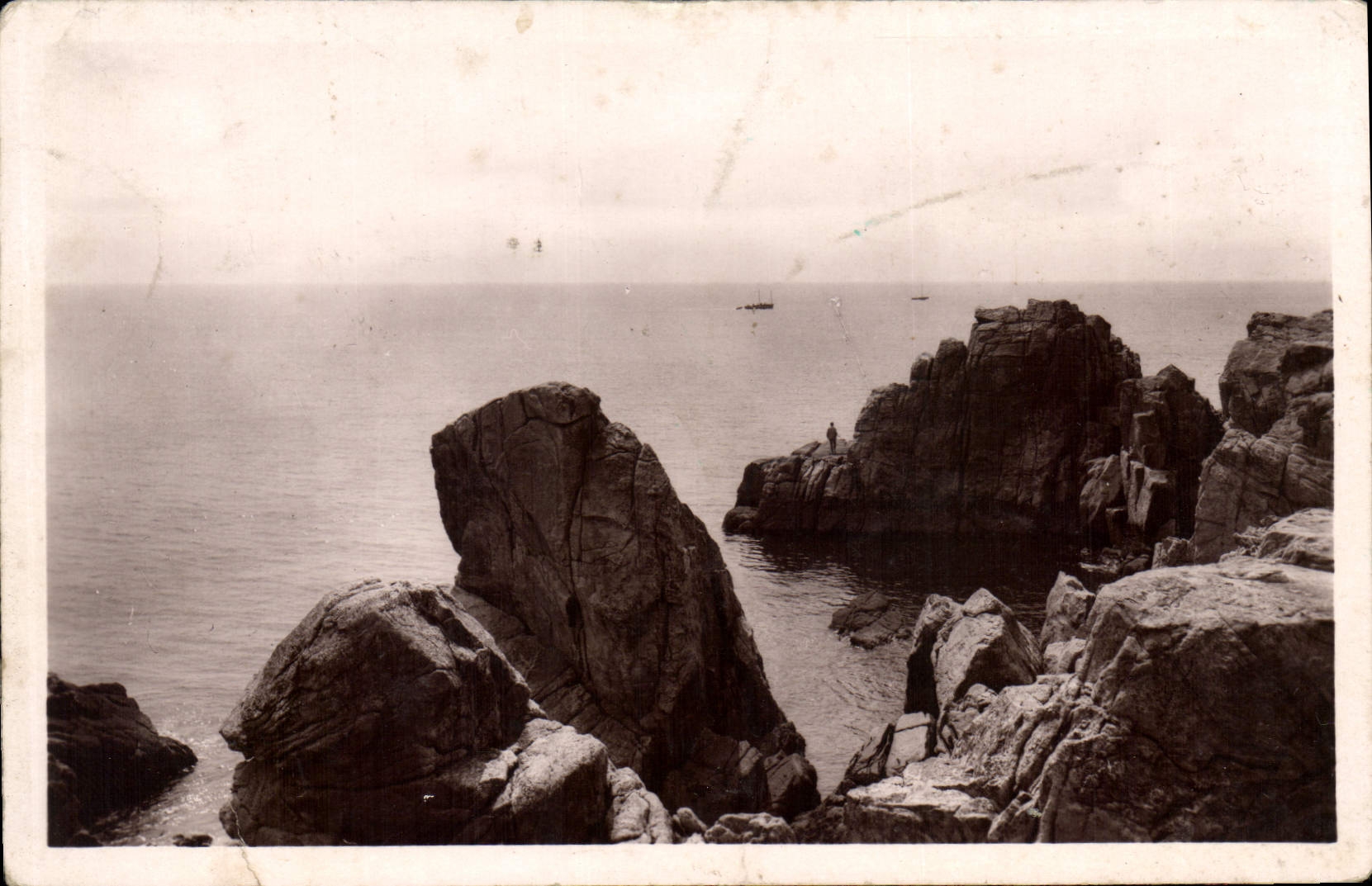 CPA Le Croisic Rochers du Grand Autel 