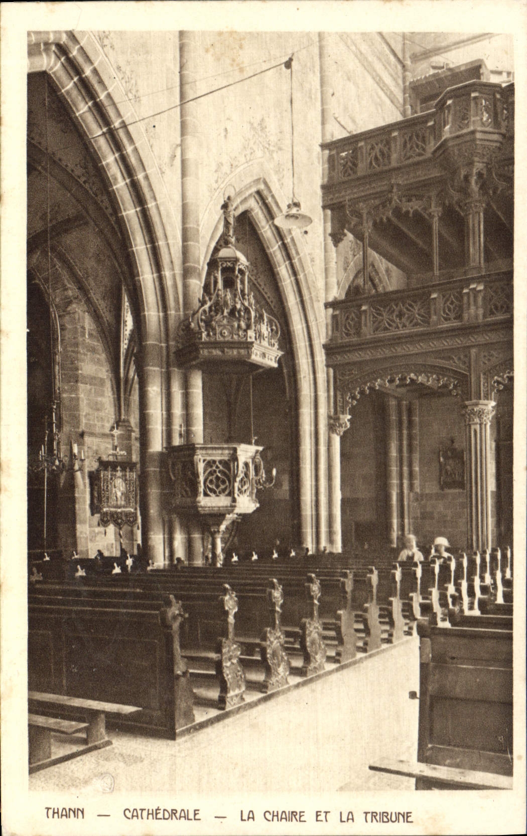 CPA Thann Cathedrale La Chaire et la Tribune 