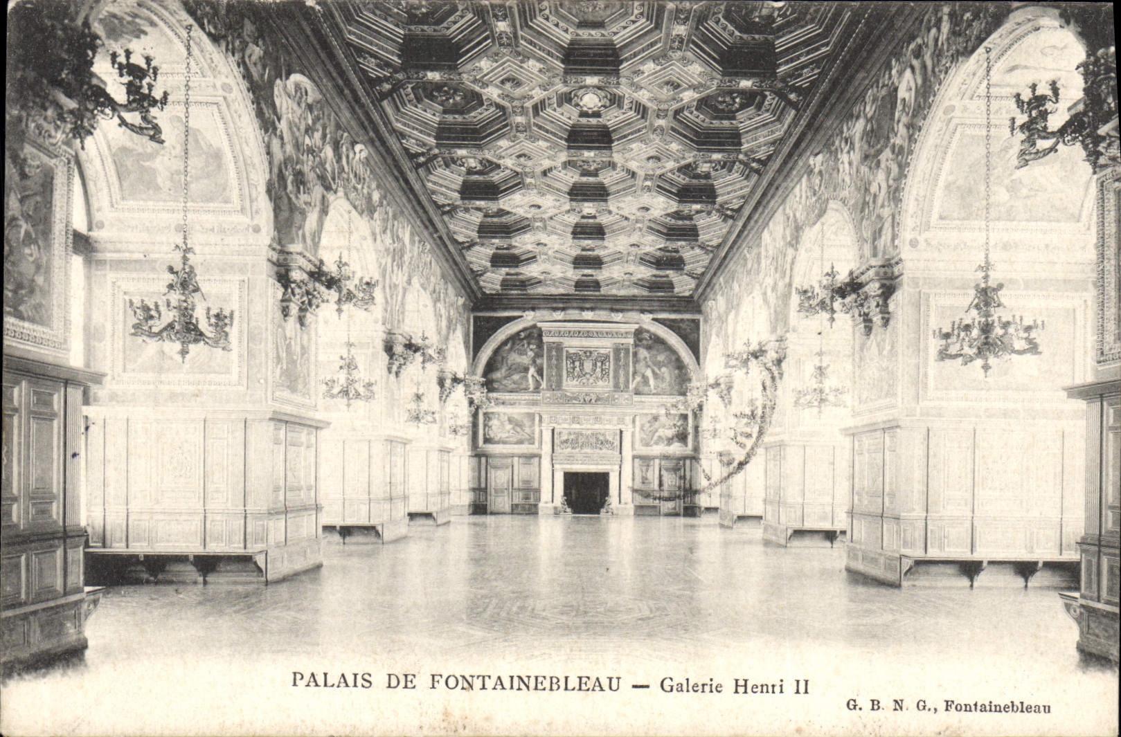 Palast von Fontainebleau — Galerie Henri II — G. B. N. G., Fontainebleau