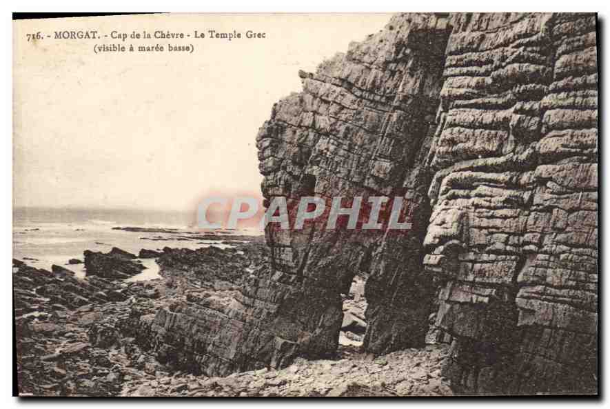 CPA Morgat Cap de la Chevre Le Temple Grec 