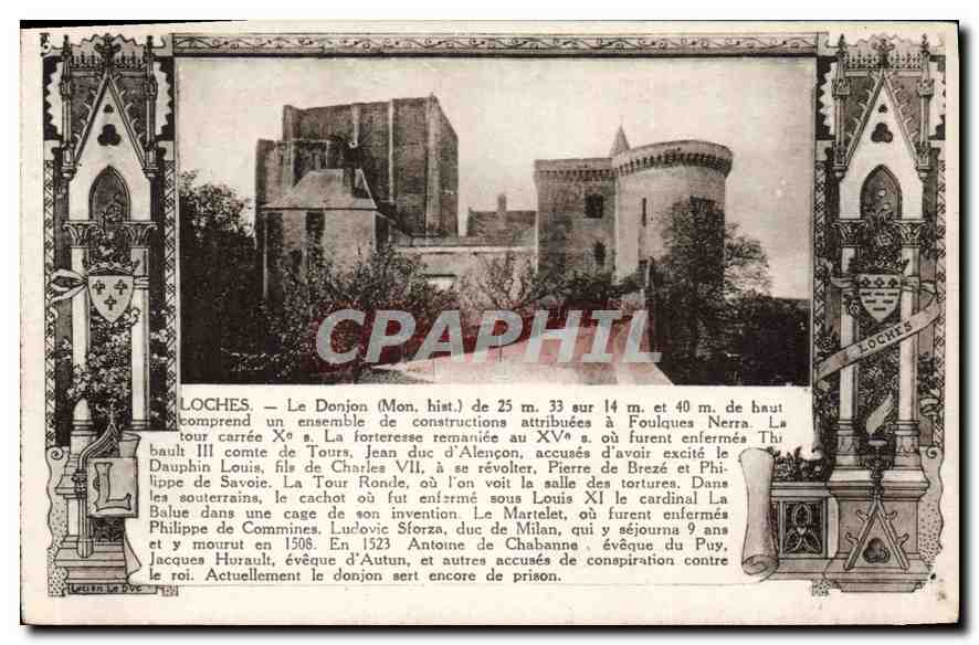 CPA Loches Le Donjon 