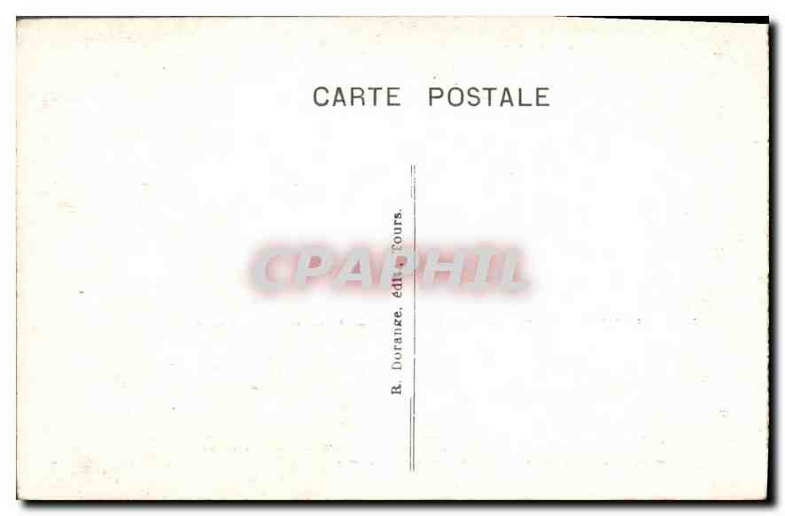 CPA Loches Le Donjon  — Rückseite