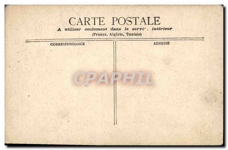 CPA Versailes Galerie des Glaces  — Verso
