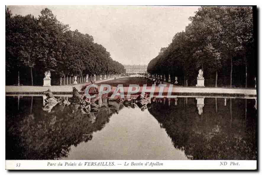 CPA Parc du Palais de Versailles Le Bassin d'Apollon 