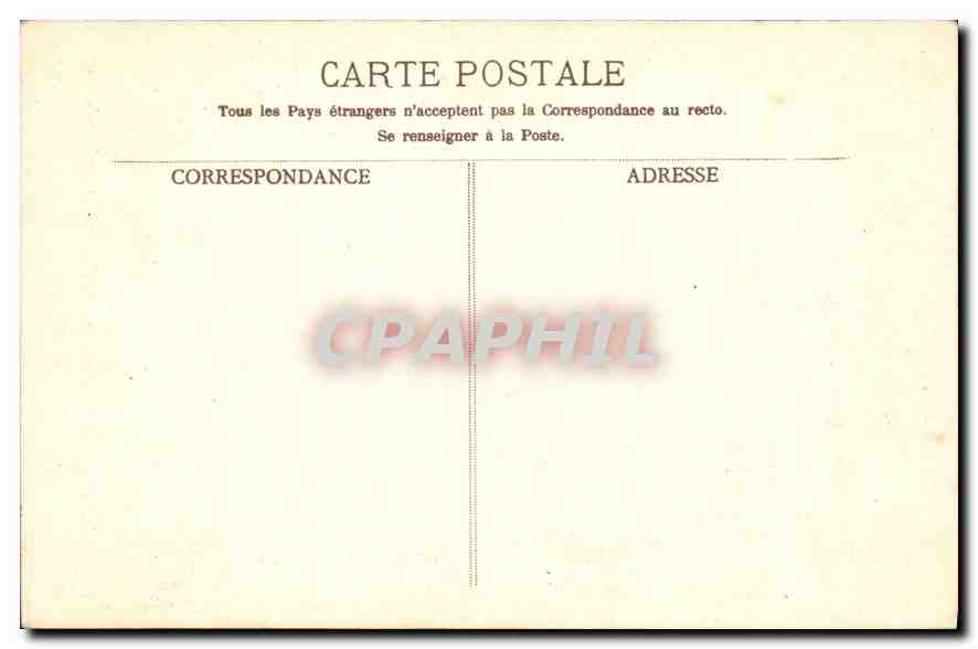 CPA Versailles Le Grand Trianon Facade principale  — Verso