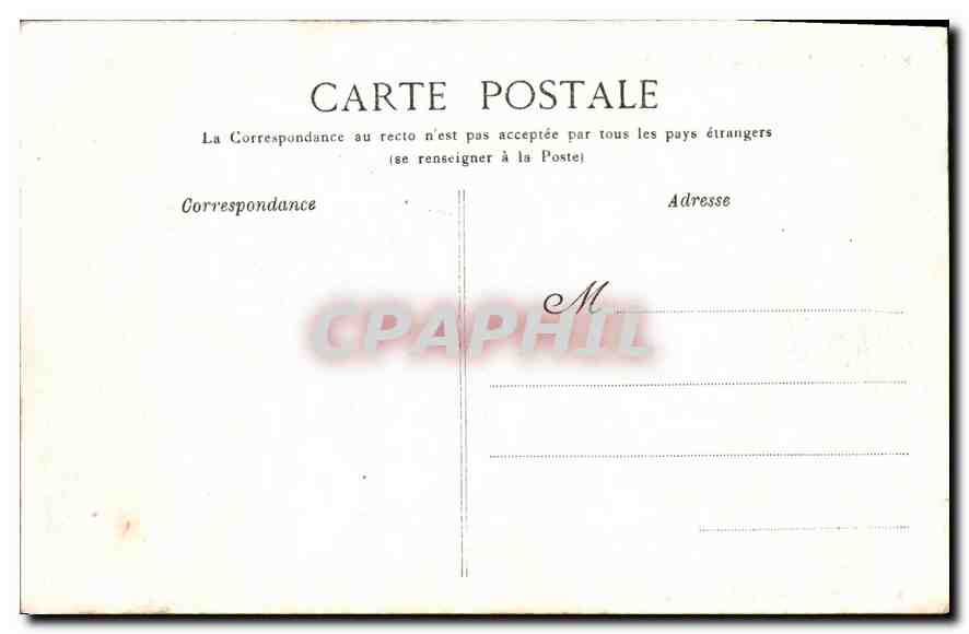 CPA La Cite de Carcassonne Dans les Lices  — Verso