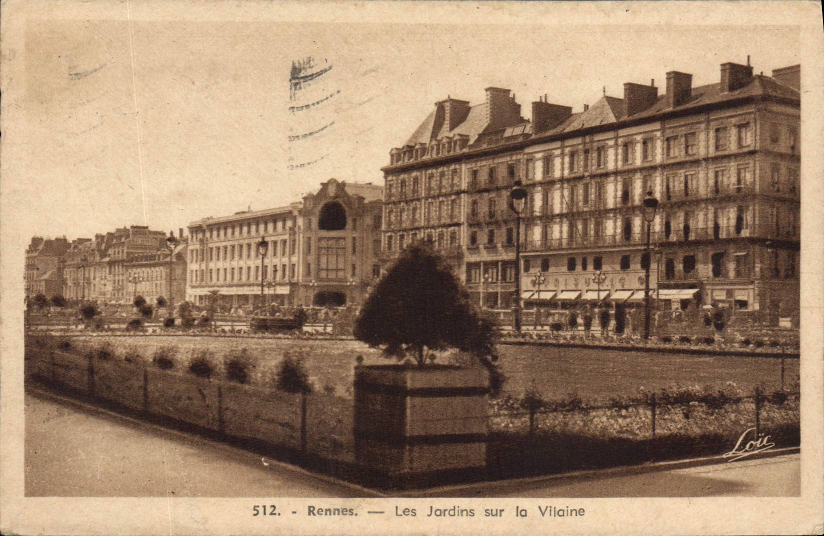 CPA Rennes Les Jardins sur la Villaine 