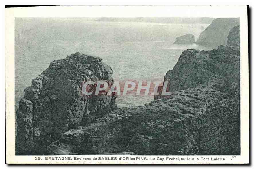 Cap Fréhel et Fort Laëtte — Environs de Sables-d'Olonne, Bretagne — Éditeur G. Thaumoux