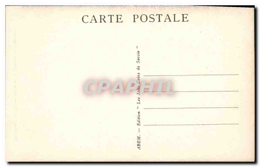 CPA Sainte Foy Chute de la Cascade de Champet  — Verso