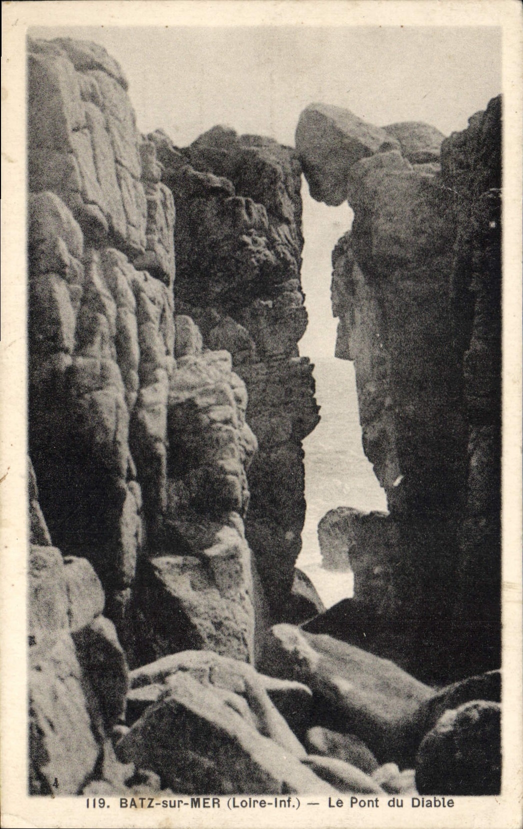 CPA Batz sur mer Loire Inf Le Pont du Diable 