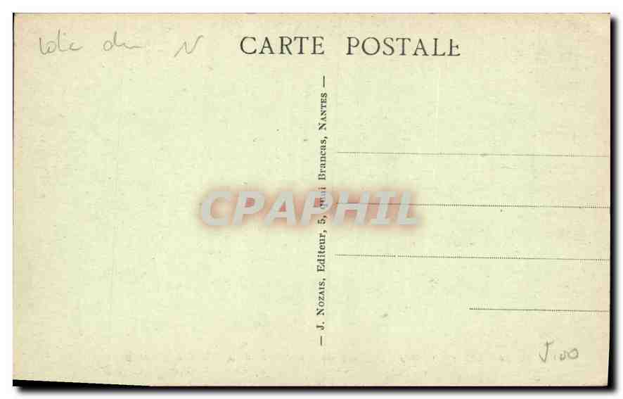 St-Cast (C.-du-N.) — La pointe du Chatelet vue de la baie de la Fresnaye — J. Nozais, Nantes — Verso