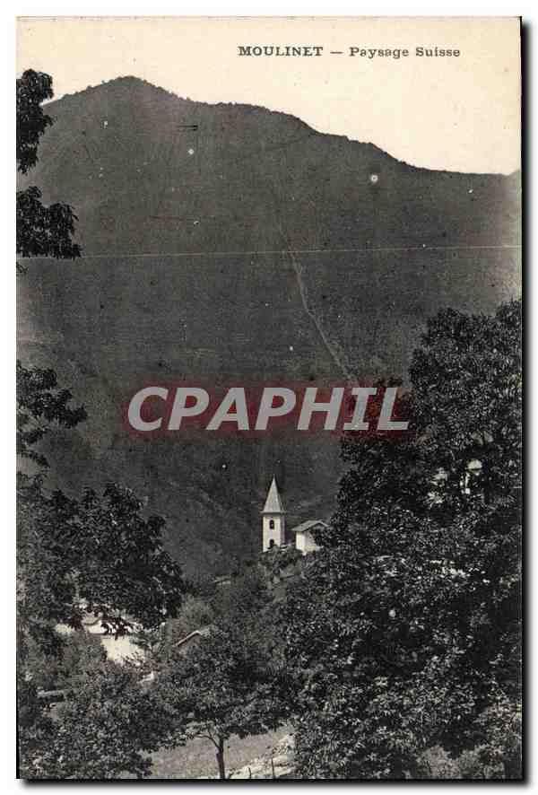 CPA Moulinet Paysage Suisse 