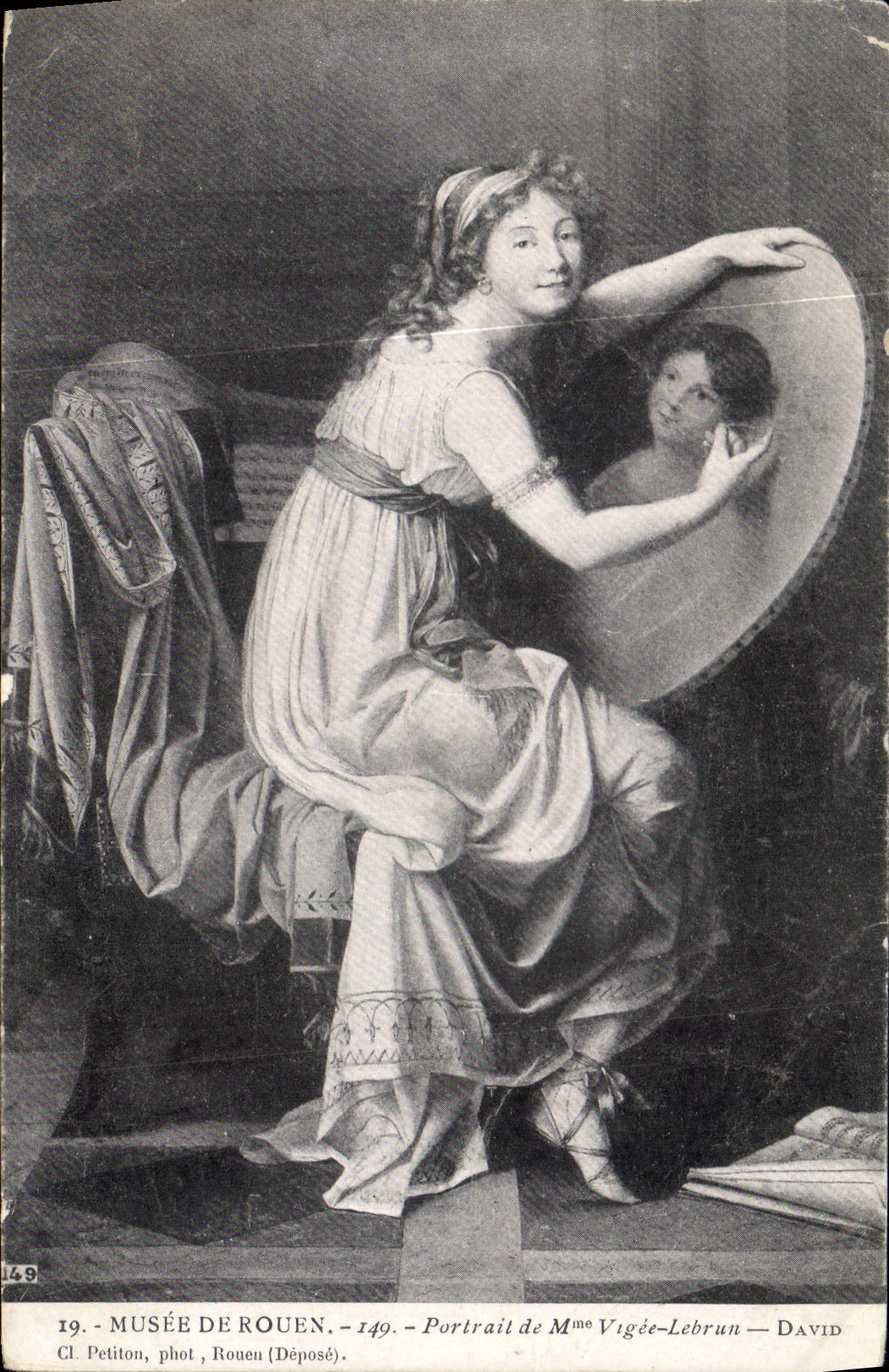 CPA Musee de Rouen Portrait de Mme Vigee Lebrun 