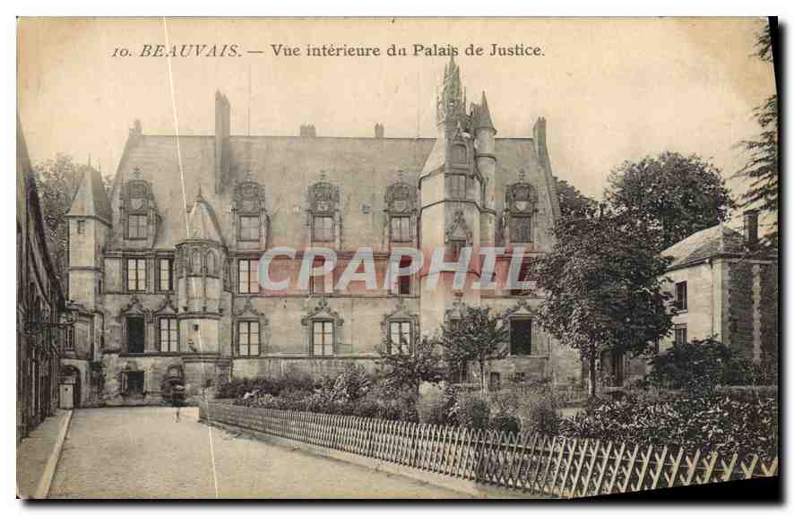 CPA Beauvais Vue interieure du Palais de Justice 