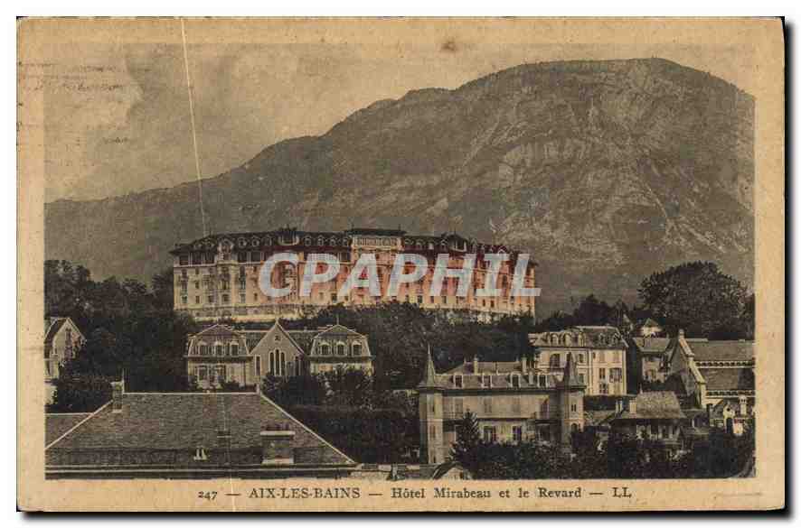 CPA Aix Les Bains Hotel Mirabeau et le Revard 