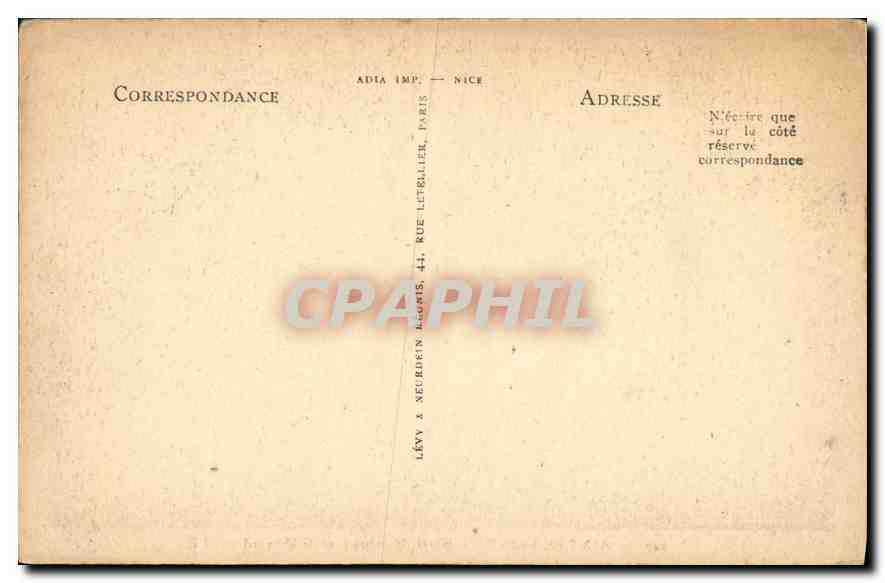 CPA Aix Les Bains Hotel Mirabeau et le Revard  — Rückseite