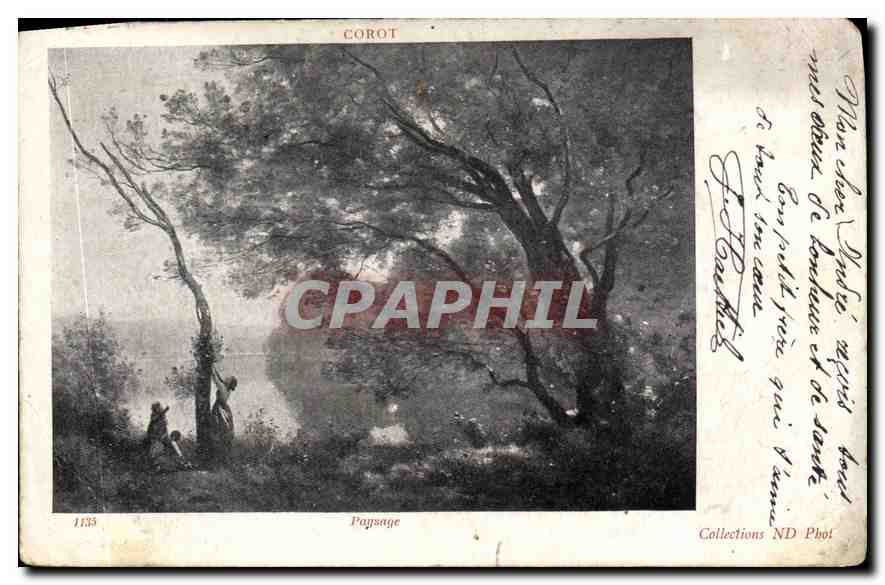 CPA Corot Paysage 
