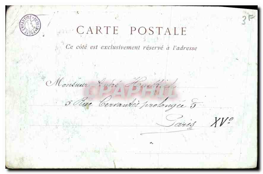 CPA Corot Paysage  — Rückseite