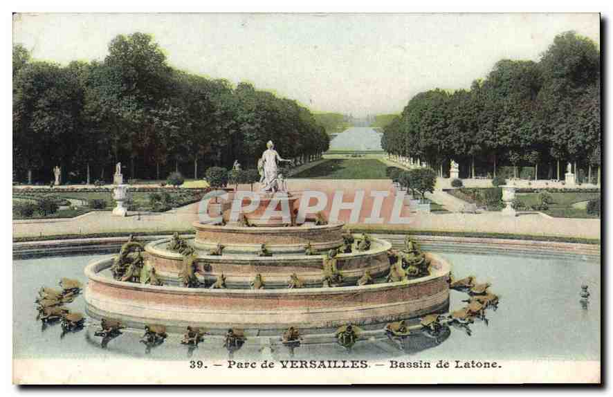 CPA Parc de Versailles Bassin de Latone 