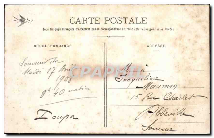 CPA Crecy Observatoire d'ou Edouard III surveilla la Bataille 26 Aout 1346  — Back