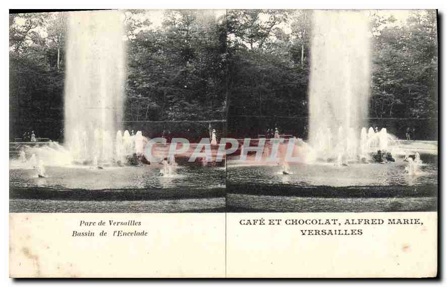 CPA Parc de Versailles Basin de l'Encelade 