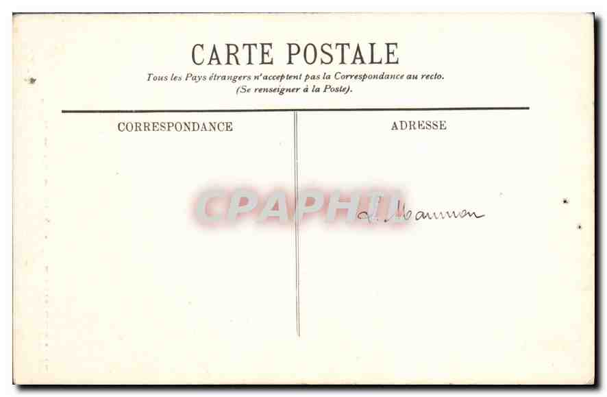 CPA Abbeville L'eglise Saint Vulfran — Rückseite