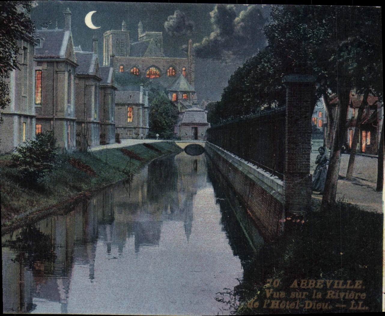 CPA Abbeville Vue Sur la Riviere 