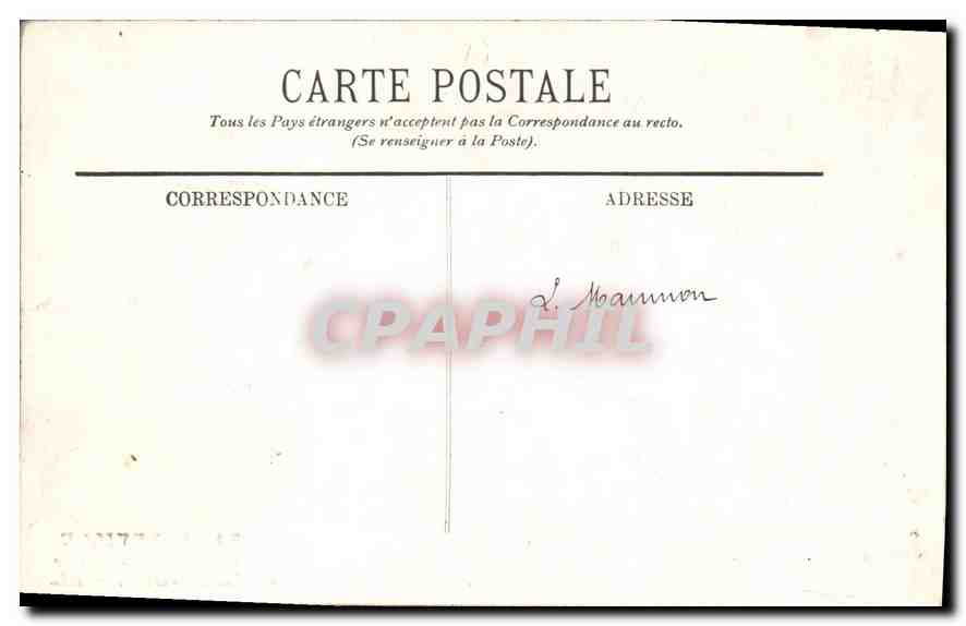 CPA Abbeville Vue Sur la Riviere  — Rückseite