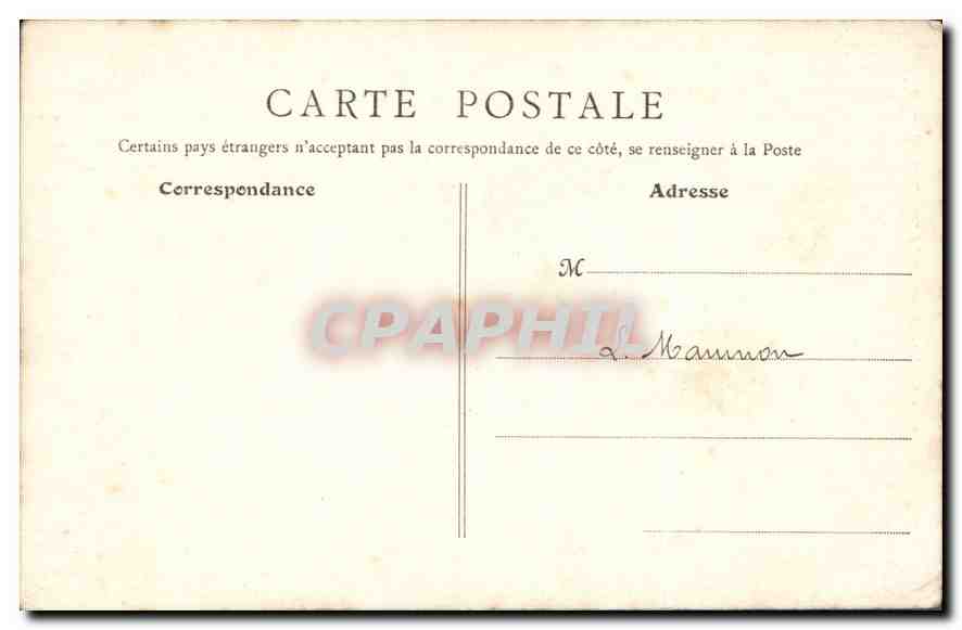 CPA Abbeville Eglise Saint Vulfran Portail central  — Back