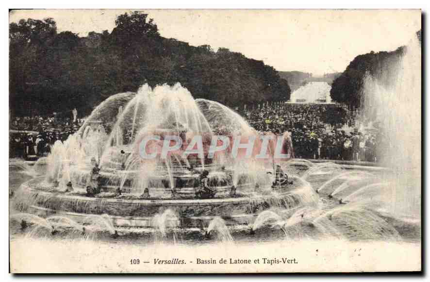 CPA Versailles Bassin de Latone et Tapis Vert 